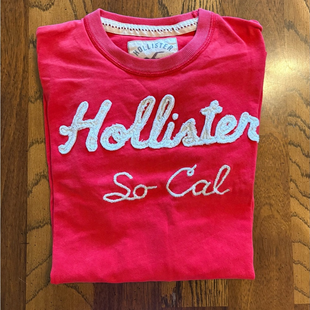 Hollister Bright Red So-Cal Tee